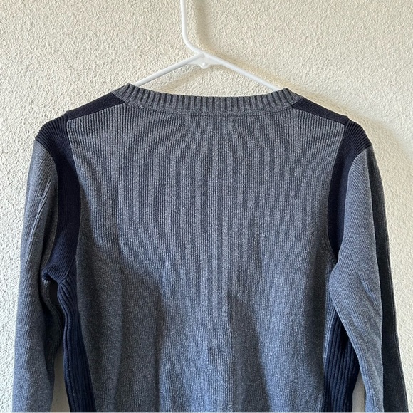 VTG Tommy Hilfiger Women’s Knit Sweater Large Blue Gray 90d y2k Pullover - Picture 7 of 9